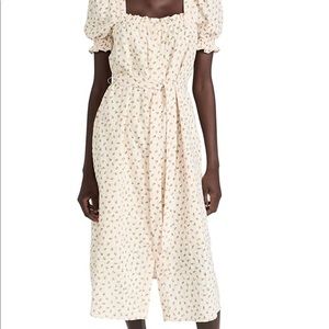 English Factory Floral Midi dress - size small